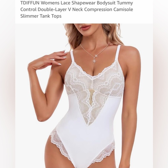 NWT Lace Shapewear Compression Bodysuit - Picture 16 of 16